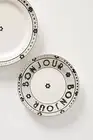 Anthropologie Bistro Tile Bonjour Bread Plates (Set of 4) - Brand New In Box