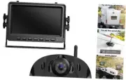 Wireless RV Backup Camera System, 1080P 7'' Monitor with 1 Rear Camera, 7 inch