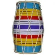 Solid Hand Percussion Instrument (Baby Size) Handicrat Wooden Rope Baby Dholak
