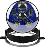 Motorcycle Headlight Motorcycle 5.75 inch Led headlight For VTX 1300 1800 5 3/4" LED Chrome Headlight Kit with Bracket For E