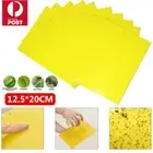 Upto 100pcs Yellow Sticky paper Insect Trap Catcher Killer Fly Aphids Wasp AU