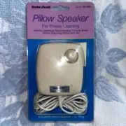 NOS Rare Vintage Radio Shack Private Listening Deluxe Pillow Speaker #33-208