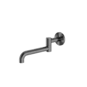 Nero Mecca Wall Mounted Swivel Basin/Bath Spout 225mm Gun Metal NR221903GGM