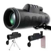 40X60 Monocular Zoom Optical Lens Telescope + Tripod + Clip Set For Mobile Phone
