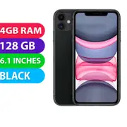 Apple iPhone 11 Australian Stock (128GB, Black) - Refurbished (Excellent)