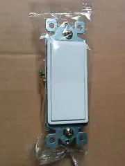 (100 pc) NEW Decorator Switches 3-Way 15A WHITE Three Way Switch - GREAT QUALITY