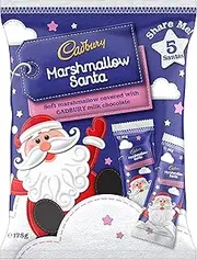 Cadbury Marshmallow Santa Milk Chocolate 5 Pack