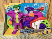 Imaginext DC Super Friends The Joker XL Figure and Laff Cycle Vehicle Playset
