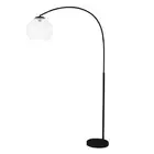 Oriel Lighting Over Arc Retro Floor Lamp (Black) - Large