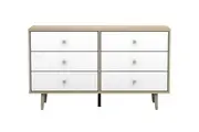 6 Chest of Drawers Dresser Lowboy Storage Cabinet Bedroom Storage