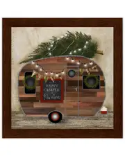 Courtside Market Happy Camper Chalkboard Framed Art