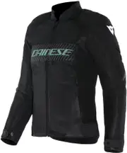 Dainese Herosphere Air, textile jacket women , color: Black/Grey/Light Green , size: 52