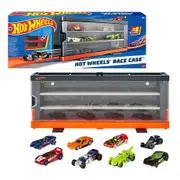 MATTEL Hot Wheels Race Case Playset - 8 Cars