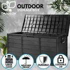 Gardeon Outdoor Storage Box Lockable Garden Weatherproof Deck Toy Shed 290L