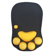 1pc Cute 3D Stereo Cat Paw Mouse Pad Silicone Non-slip Kawaii Wrist Rest Deskpad Table Mat Laptop Suit Office Supplies
