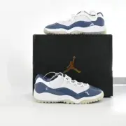 JORDAN FV5116-104 11 Retro Low (PS) Blue PreSchool Sneakers Size 13C (FPP009660)