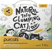Cature 18L/7.2kg Milk Tofu Clumping Cat Litter Pellets Odour Control Flushable