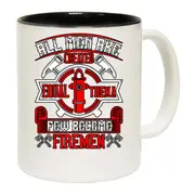 V2 Firemen All Men Are Created Equal Then A Few Become Firemen Mug Cup