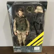 Dragon Army Female Soldier 1:6 Scale Posable Action Figure Model 70322 New 12"