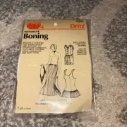 New Sealed Vintage Dritz Featherlite Boning 2 Yards