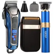 Electric LCD Hair Clipper Trimmer For Men Rechargeable Shaver Beard Barber Hair Cutting Machine Four-Color USB 2021 New
