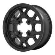 15x6 KMC Powersports KS133 MESA LITE Satin Black Wheel 4x137 (38mm)