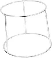 YOSADIER Household Stainless Steel Seafood Rack Dual Pizza Stand for Daily Use Dish Holder for Restaurants Stable Design for Displaying Seafood and Pizzas