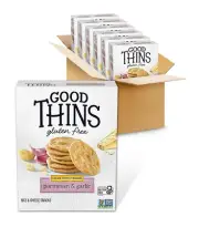 Good Thins Parmesan & Garlic Rice & Cheese Snacks Gluten Free Crackers 6