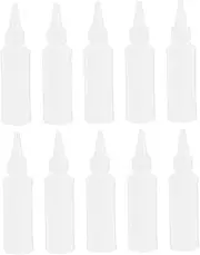 FRCOLOR 1set Squeeze Bottle Abs Hair Coloring Squeeze Bottles White Pe Hair Styling Bottle Hair Styling Applicator Bottles 25pcs