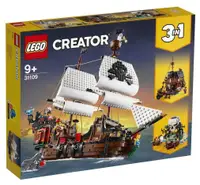在飛比找有閑購物優惠-LEGO 樂高 31109 創意百變系列 3 合 1 海盜船