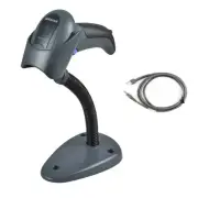 Datalogic 1D Wired Handheld Barcode Scanner Kit QuickScan W/ Stand QD2131-BKK1S