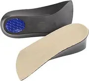 HEALEEP Inserts 1 Pair Pu Heel Pads for Men Women Height Increase Insoles Arch Support