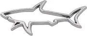 Car Badges Emblems - Funny Shark Car Stickers,Metal Weatherproof Sun-Proof Modification Label for Hood Truck Motorcycle