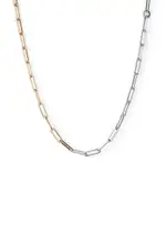 Jenny Bird Andi Silver and Gold-dipped Chain Necklace - One Size One Size