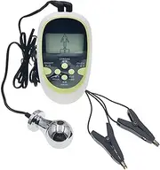 XWPBBFFC BDSM Host Electro Sex Kit for Breast Nipple Clamps/Labia Clip Electric Prostate Stimulation Electroshock Anal Plug Bdsm Sex Toys for Women Men Couples(Size:S102)