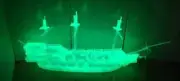 Reaper Bones Ghost Pirate Ship Storm Wraith Glow in the Dark