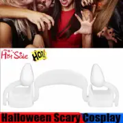 Halloween Scary Party Cosplay Vampire Fangs Retractable Teeth Dress Costume✿ ☆