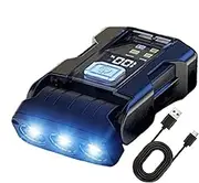Outdoor Camping Lights | High Brightness Waterproof Keychain Light - Portable Flashlight with Display, Dustproof Outdoor Gear for Survival, Adventure