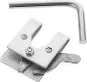 WOONEKY Double-Layer Bump Lock Gate Latch for Dog Kennel Heavy Duty Barrel Bolt Barn Door Lock Replacement Part