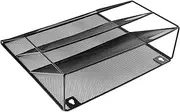 Tofficu Iron Hanging File Basket Wall Mount Organiser for Files Magazines Paper Holder