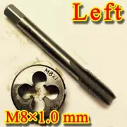 HSS M8 × 1.0 mm left Hand machines tap and die Threading Tool Metric set