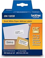 Brother DK-1209 Small Address Paper Label Roll - Retail Packaging