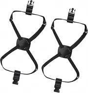 CAASFOOY 2-Pack Bag Bungee, Luggage Straps Suitcase Straps,Travel Luggage Bag Bungee Suitcase Adjustable Belt, Luggage Straps Bag Bungees, Adjustable Portable Travel Luggage Accessories
