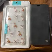 Qty 2 Dog Puppy Case & Leather Wallet For Samsung Galaxy S20 Plus 5G 5.7” Card