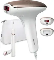 Philips Lumea Advanced IPL Hair Removal Device with 2 Attachments and Corrector Trimmer - Light-Based, Long-Lasting Hair Removal for Silky Smooth Skin (Model BRI921/00)