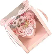 HOOTNEE Luxury Flower Soap Box Special Mother's Day Soap Flower Basket for Her