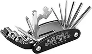 16 In 1 Bicycle Repair Tool, Multifunctional Foldable Mini Wrench Screwdriver Set, Emergency Maintenance Manual Tool Combination
