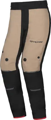 Ixon M-Skeid Motorcycle Textile Pants, black-beige, Size 3XL for Men Black Beige