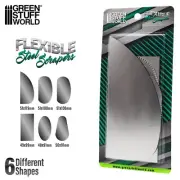 Flexible Steel SCRAPERS - Clay tool Cutting Cutter Graver potery tools Scrappers