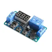 12V LED Display Programmable Timer Relay Module Delay Switch Board Car Buzzer